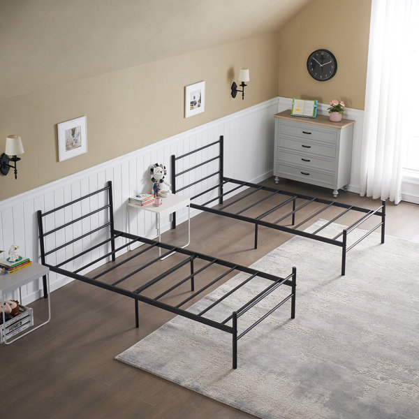 Latitude Run Metal Bed Frame Wayfair.co.uk